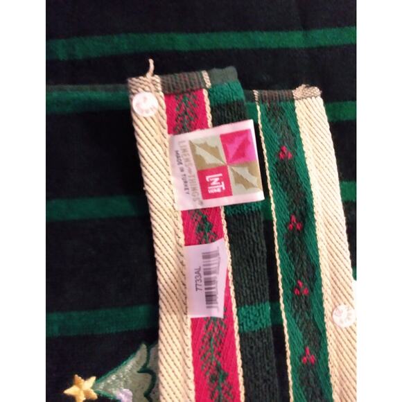 VTG Towels Bath Hand Washcloth Lot of 3 NOS Linens n Things Embroidered Holiday - Picture 2 of 16
